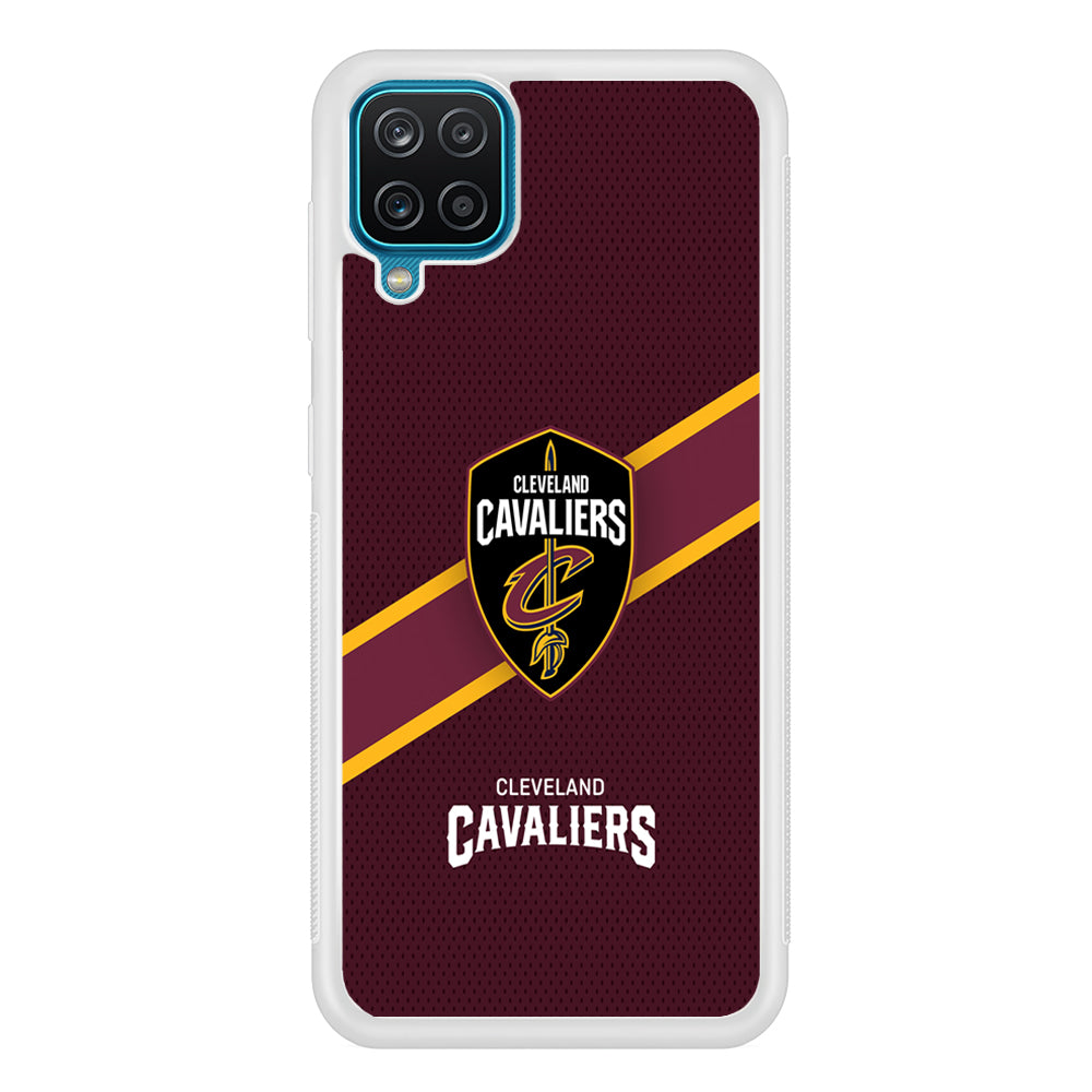 Cleveland Cavaliers Purple Phantom Samsung Galaxy A12 Case