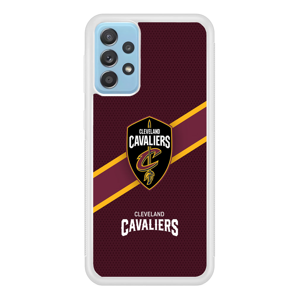 Cleveland Cavaliers Purple Phantom Samsung Galaxy A52 Case