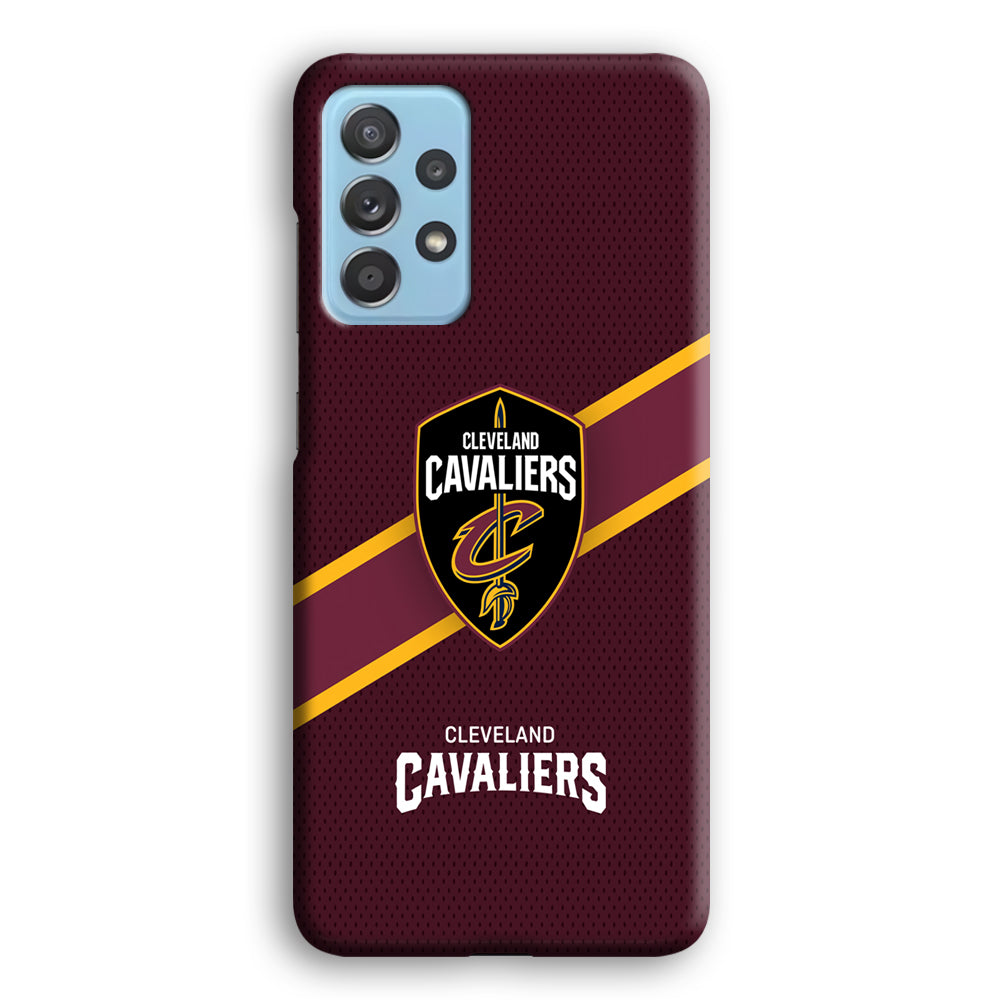 Cleveland Cavaliers Purple Phantom Samsung Galaxy A72 Case
