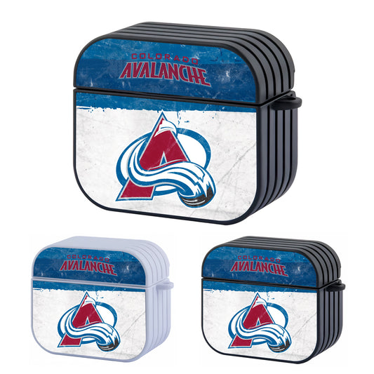 Colorado Avalanche NHL Ice of Ocean Hard Plastic Case Cover For Apple Airpods 3