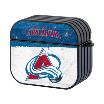 Colorado Avalanche NHL Ice of Ocean Hard Plastic Case Cover For Apple Airpods 3