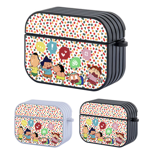 Crayon Shinchan Outdoor Pleasure Hard Plastic Case Cover For Apple Airpods Pro