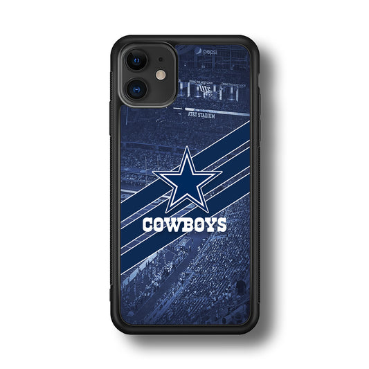 Dallas Cowboys All Blue at Stadium iPhone 11 Case