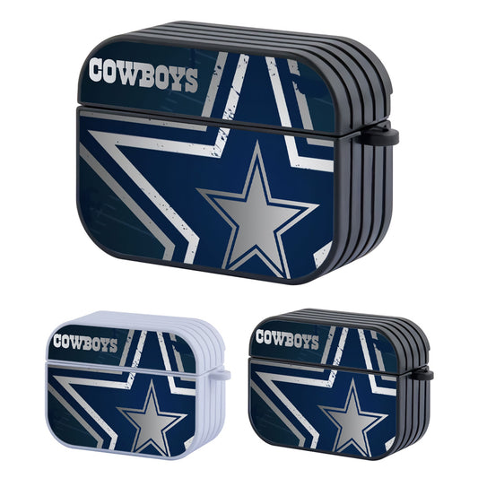 Dallas Cowboys NFL Layered Bright Star Hard Plastic Case Cover For Apple Airpods Pro