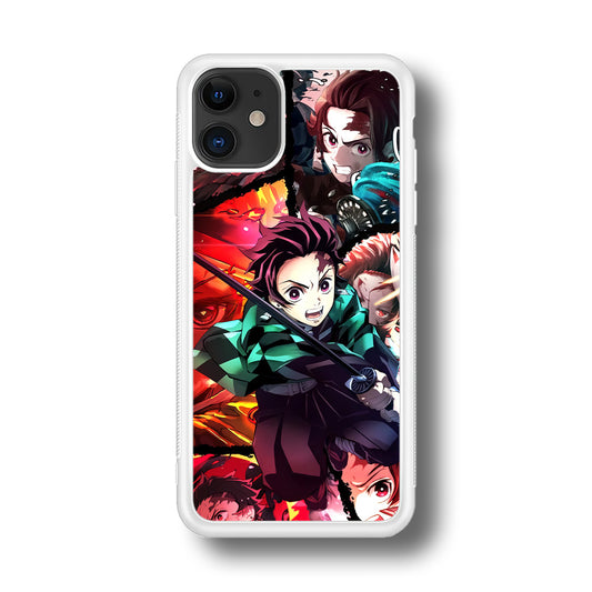 Demon Slayer Tanjiro Look of Struggle iPhone 11 Case