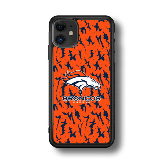 Denver Broncos Script for The Winner iPhone 11 Case