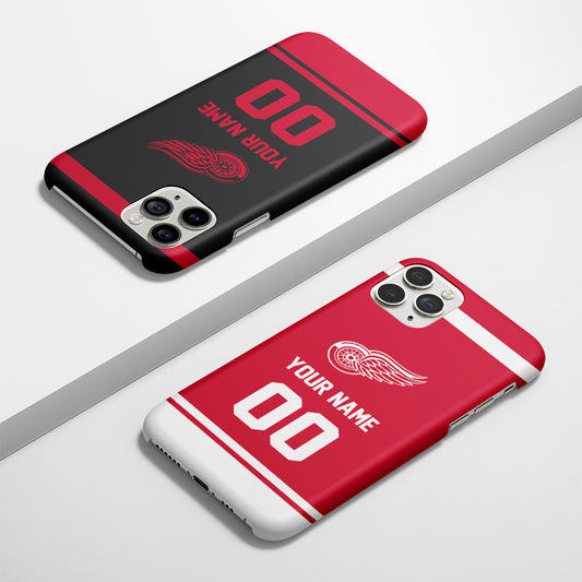 Custom Jersey Detroit Red Wings NHL Phone Case