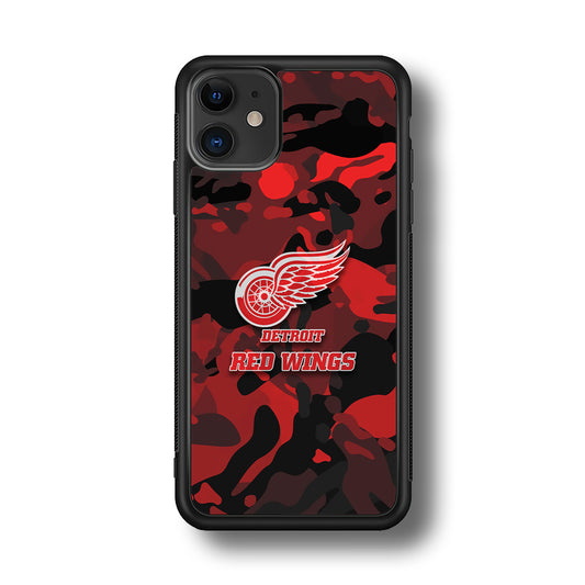 Detroit Red Wings Brave in Hand iPhone 11 Case