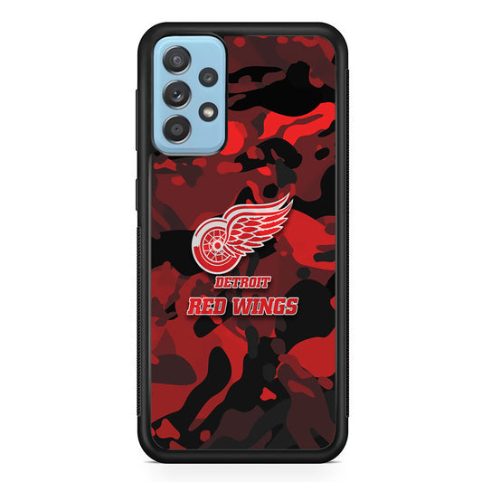 Detroit Red Wings Brave in Hand Samsung Galaxy A52 Case