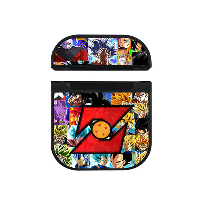 Dragon Ball Z Collage on Frame Hard Plastic Case Cover For Apple Airpods