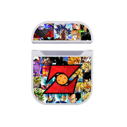 Dragon Ball Z Collage on Frame Hard Plastic Case Cover For Apple Airpods