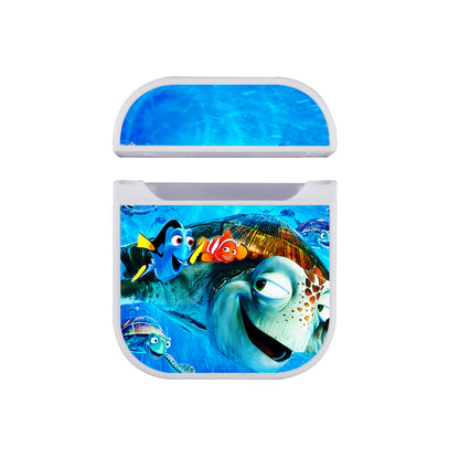 Finding Nemo Dorry and Turtle Hard Plastic Case Cover For Apple Airpods