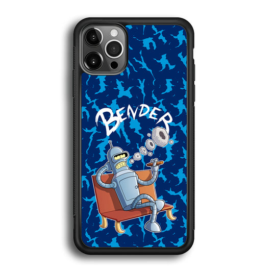 Futurama Relax Bender iPhone 12 Pro Case