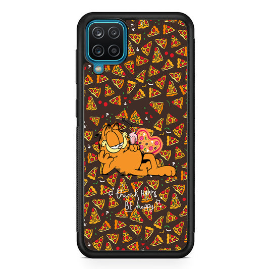 Garfield Think Happy Everytime Samsung Galaxy A12 Case