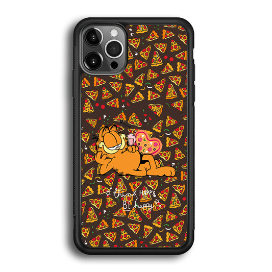 Garfield Think Happy Everytime iPhone 12 Pro Case