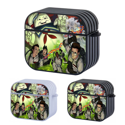 Ghostbusters The Binder Attack Hard Plastic Case Cover For Apple Airpods 3