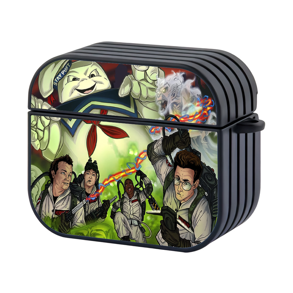 Ghostbusters The Binder Attack Hard Plastic Case Cover For Apple Airpods 3