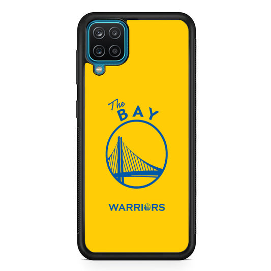 Golden State Warriors The Blue Silhouette Samsung Galaxy A12 Case