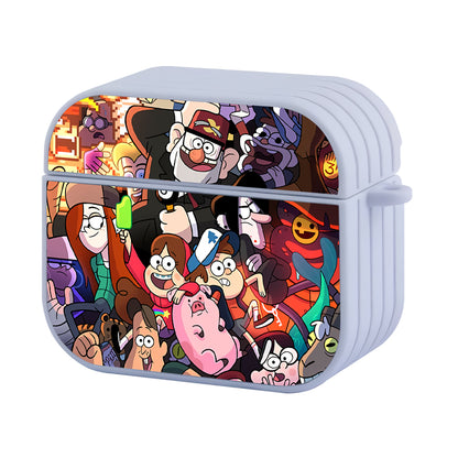 Gravity Falls Celebrate Togetherness Hard Plastic Case Cover For Apple Airpods 3