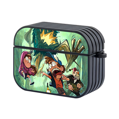 Gravity Falls Run from The Monster House Hard Plastic Case Cover For Apple Airpods Pro