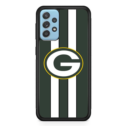 Green Bay Packers Circle on Center Samsung Galaxy A52 Case