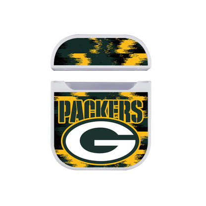 Green Bay Packers The Struggle Streak Hard Plastic Case Cover For Apple Airpods