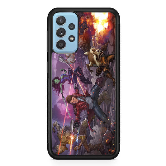 Guardians of The Galaxy Power of Squad Samsung Galaxy A52 Case