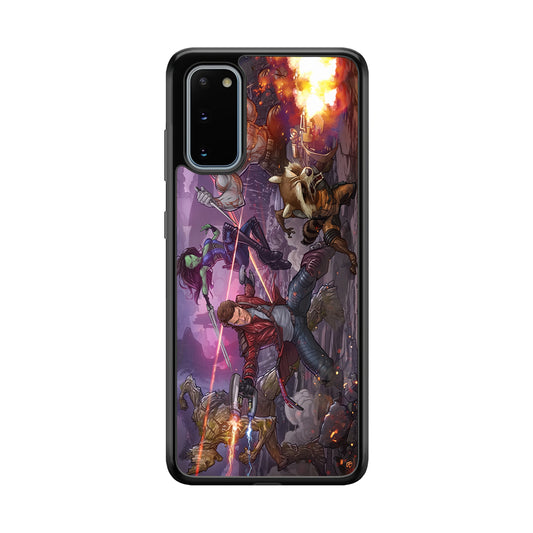 Guardians of The Galaxy Power of Squad Samsung Galaxy S20 Case