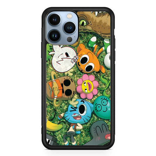 Gumball Take a Rest on Grass iPhone 13 Pro Max Case