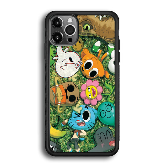 Gumball Take a Rest on Grass iPhone 12 Pro Case