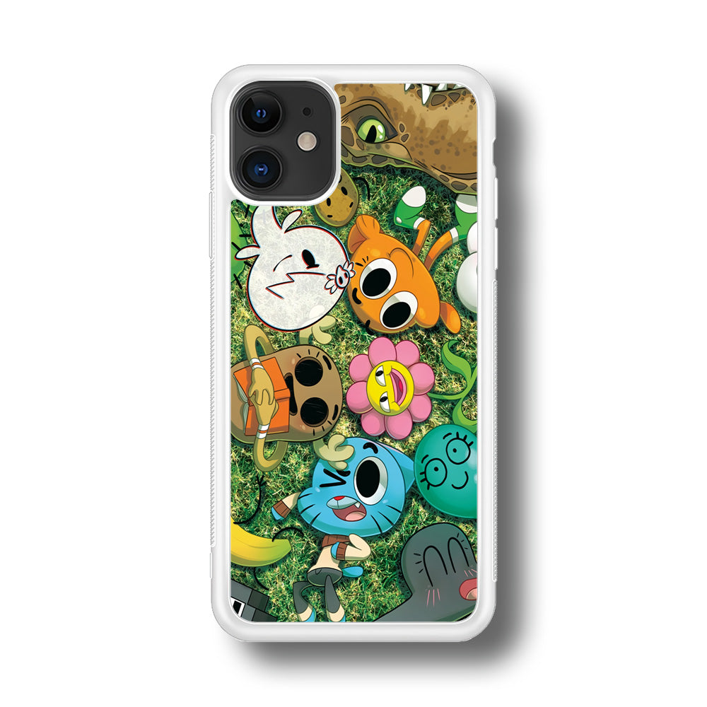 Gumball Take a Rest on Grass iPhone 11 Case