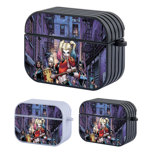 Harley Quinn Girls Squad on Duty Hard Plastic Case Cover For Apple Airpods Pro