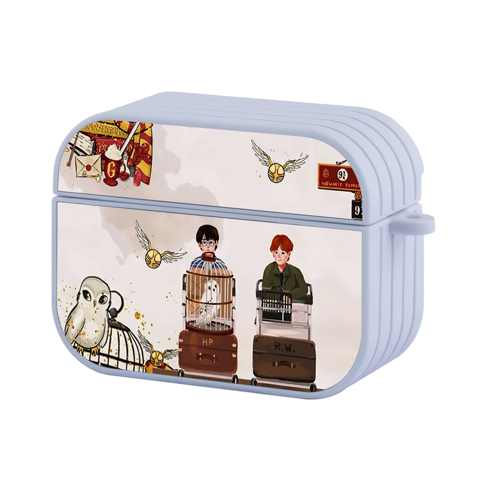 Harry Potter Goes To Hogwarts Hard Plastic Case Cover For Apple Airpods Pro