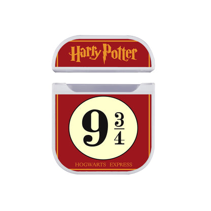 Harry Potter Hogwarts Express Gate Hard Plastic Case Cover For Apple Airpods