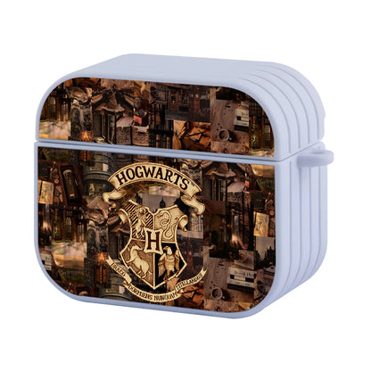 Harry Potter Magical School of Hogwarts Hard Plastic Case Cover For Apple Airpods 3