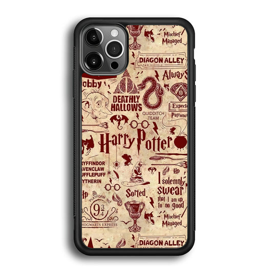 Harry Potter Paper of Map iPhone 12 Pro Case