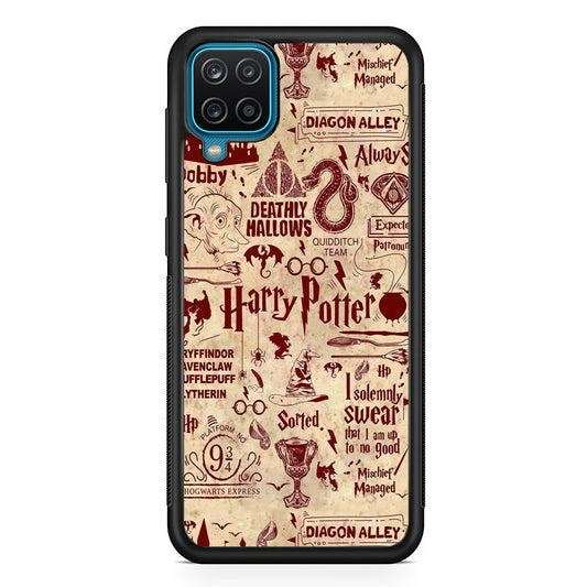 Harry Potter Paper of Map Samsung Galaxy A12 Case