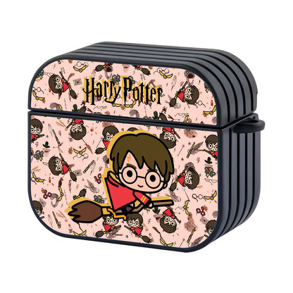 Harry Potter The Broomstick Conqueror Hard Plastic Case Cover For Apple Airpods 3
