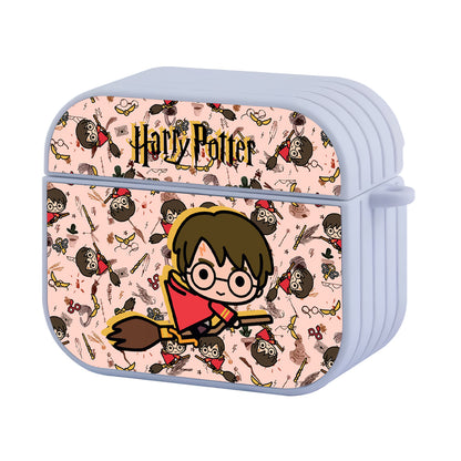 Harry Potter The Broomstick Conqueror Hard Plastic Case Cover For Apple Airpods 3