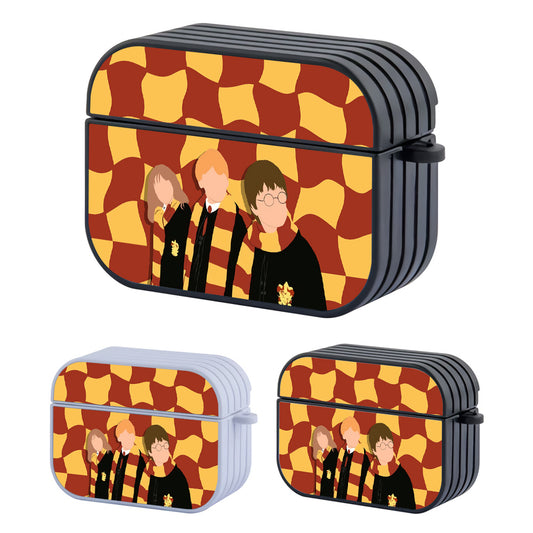 Harry Potter Three Gryffindor Hard Plastic Case Cover For Apple Airpods Pro