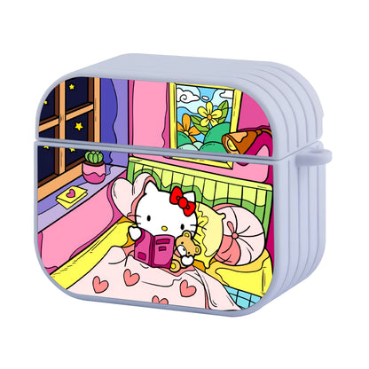 Hello Kitty Bedtime Story Hard Plastic Case Cover For Apple Airpods 3