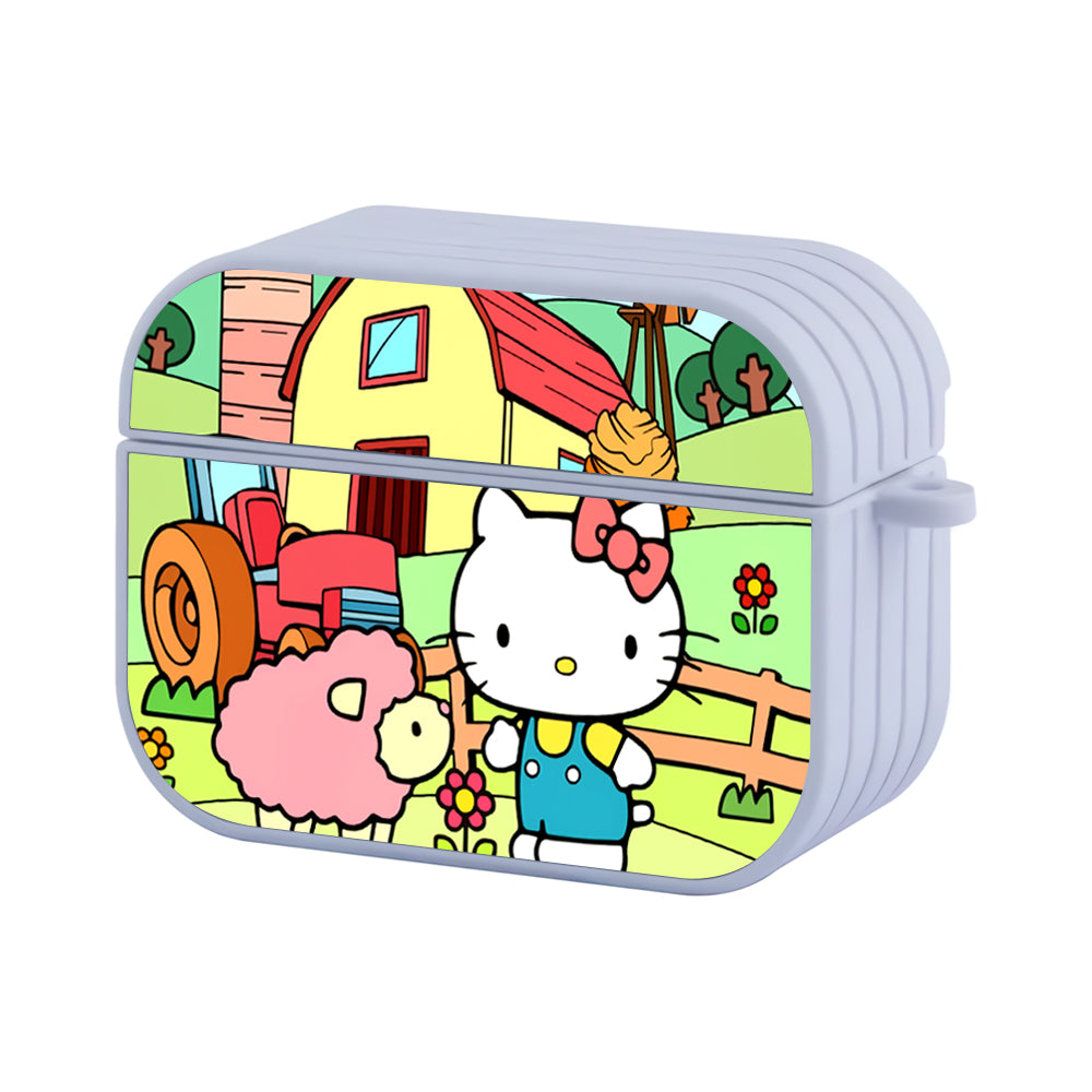 Hello Kitty Visit to the Ranch Hard Plastic Case Cover For Apple Airpods Pro