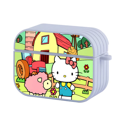 Hello Kitty Visit to the Ranch Hard Plastic Case Cover For Apple Airpods Pro