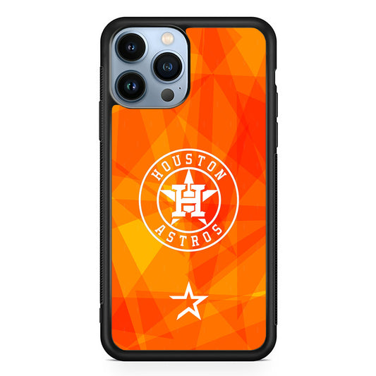 Houston Astros White on Sun Light iPhone 13 Pro Max Case
