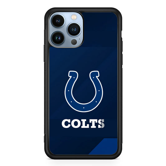Indianapolis Colts Layer of Shapes iPhone 13 Pro Max Case