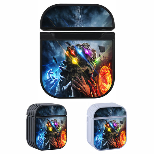 Infinity Gauntlet Avengers Hard Plastic Case Cover For Apple Airpods