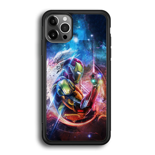 Iron Man Hold The Stone of Infinity iPhone 12 Pro Case