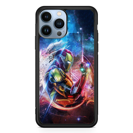 Iron Man Hold The Stone of Infinity iPhone 13 Pro Max Case
