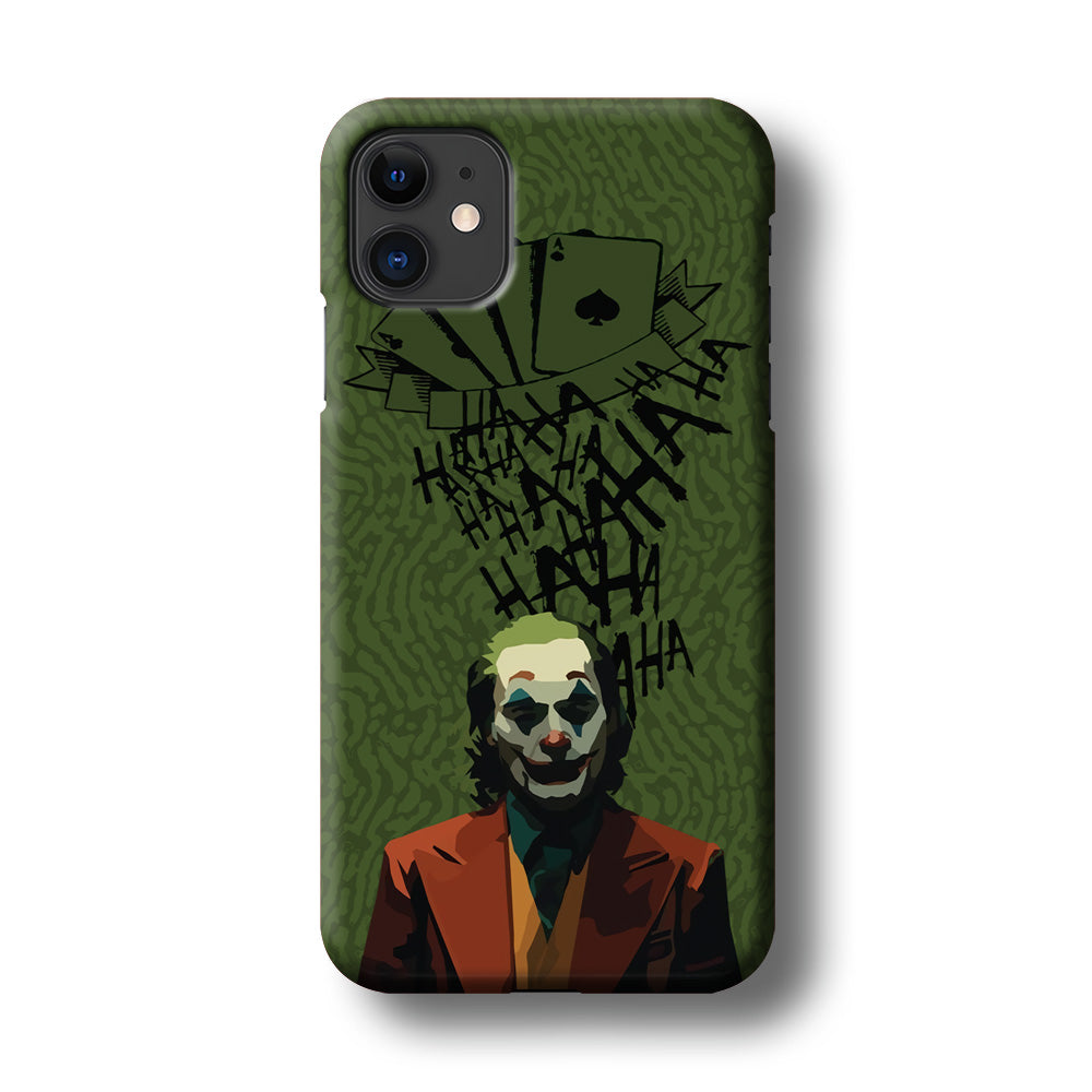 Joker Laugh in Silence iPhone 11 Case
