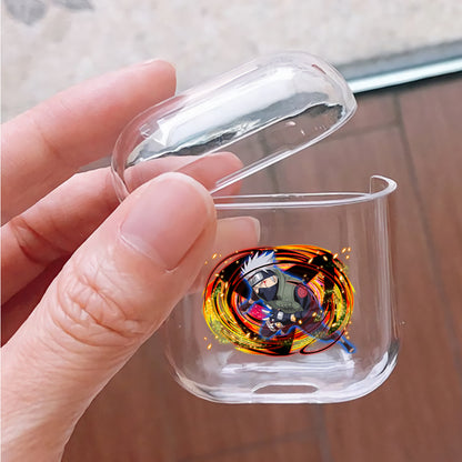 Kakashi's Mangekyou Sharingan Protective Clear Case Cover For Apple Airpods